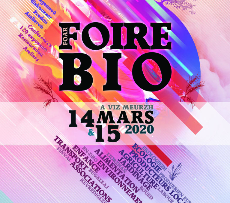 Foire BIO de Landerneau – 14&15 Mars 2020